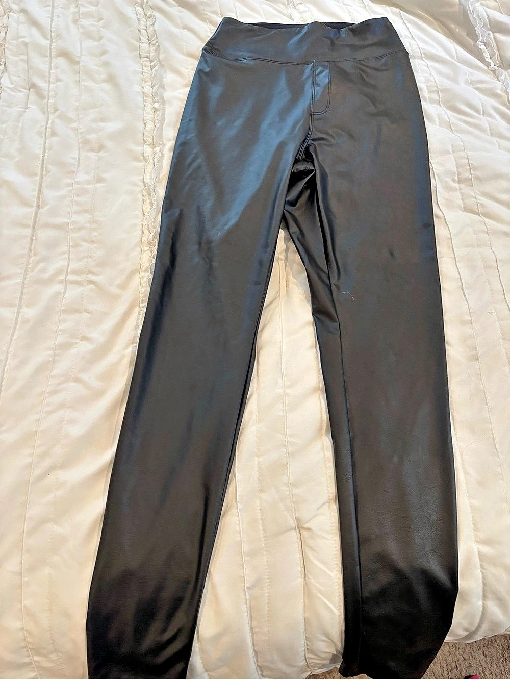 Offline by Aerie Real Luxe Faux Leather Legging Leggings 2-Pack Brown & Black